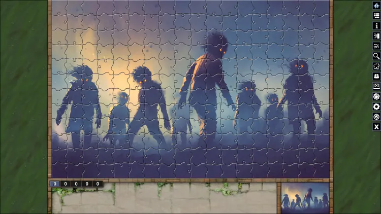 Скриншот Pixel Puzzles Illustrations & Anime - Jigsaw Pack: Zombies DLC — 4