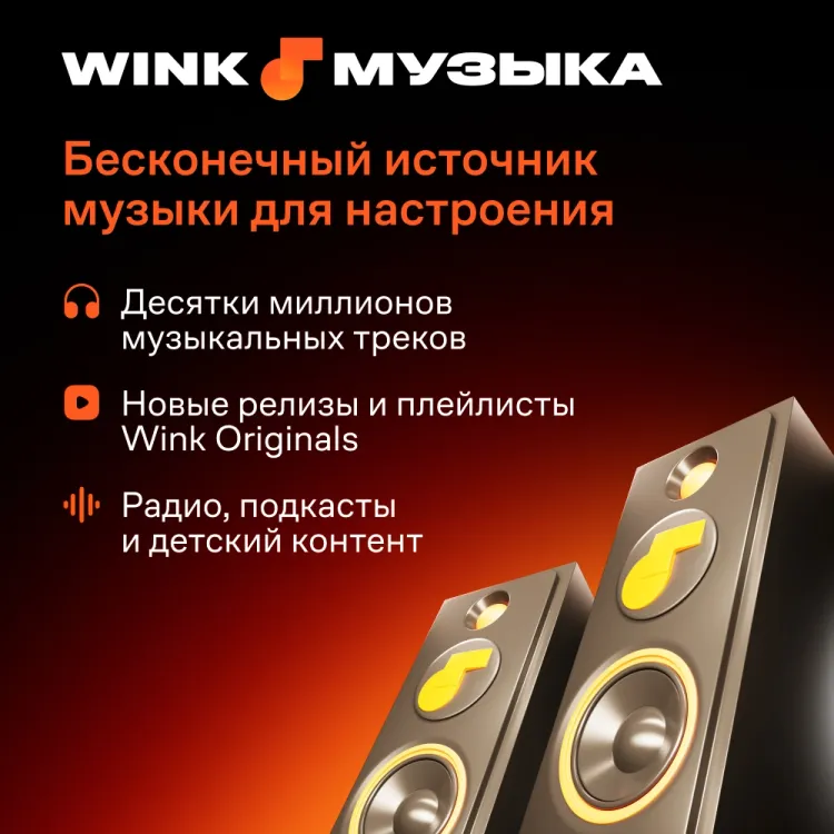 Скриншот Подписка Wink Музыка на 12 месяцев — 3