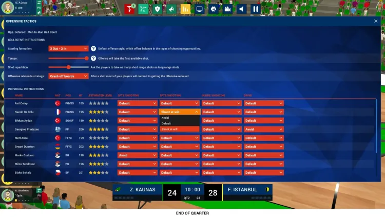 Скриншот Pro Basketball Manager 2022 — 6