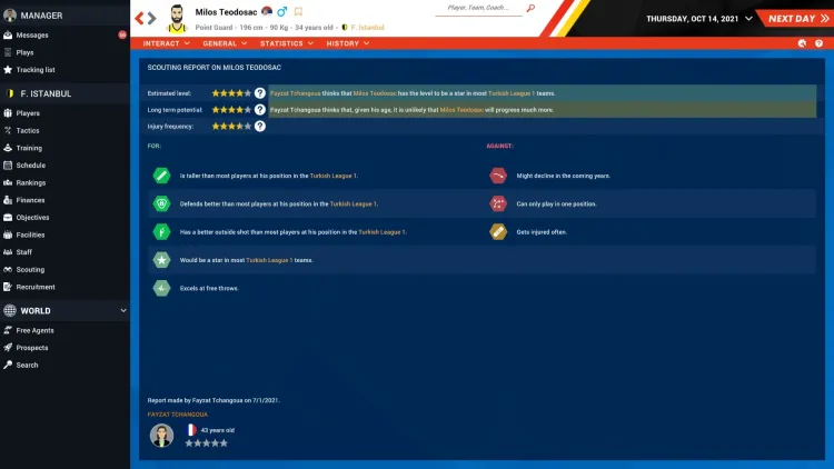 Скриншот Pro Basketball Manager 2022 — 9