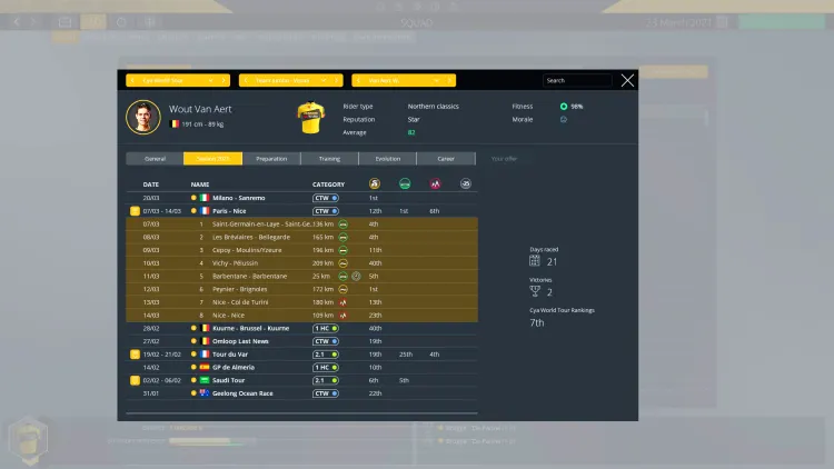Скриншот Pro Cycling Manager 2021 — 1
