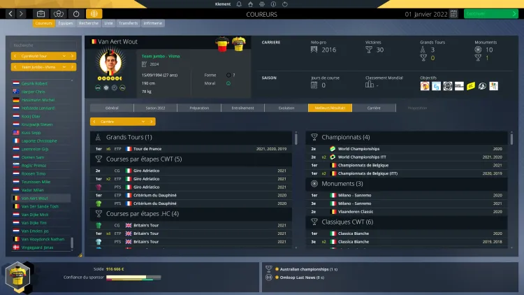 Скриншот Pro Cycling Manager 2022 — 3