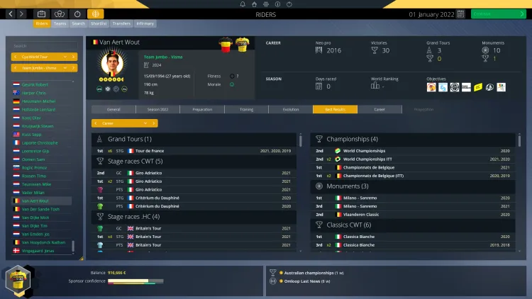Скриншот Pro Cycling Manager 2022 — 4