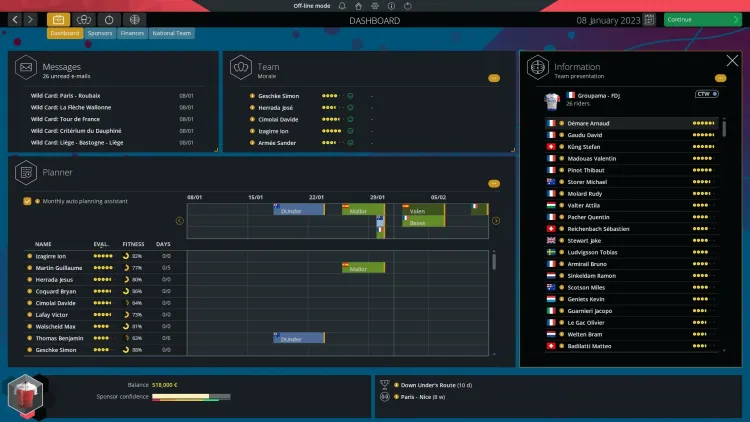 Скриншот Pro Cycling Manager 2023 — 8