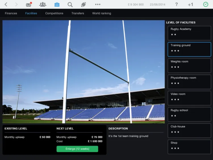 Скриншот Pro Rugby Manager 2015 — 5