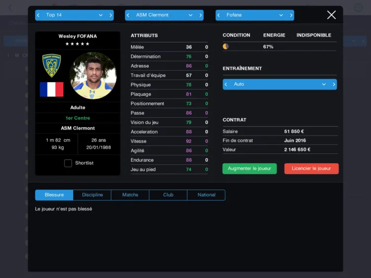 Скриншот Pro Rugby Manager 2015 — 7