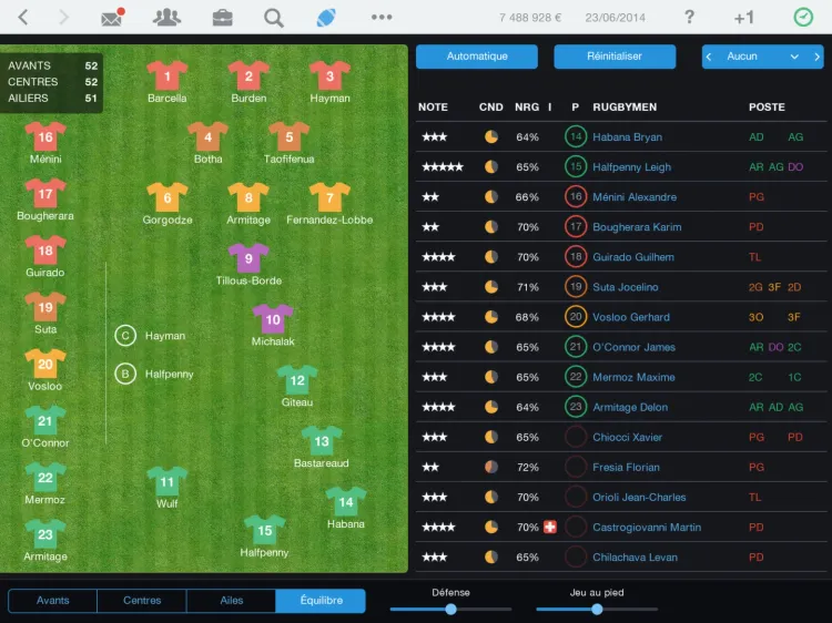 Скриншот Pro Rugby Manager 2015 — 8