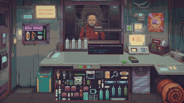 Скриншот Probably Stolen - Cyberpunk Shopkeeper Sim — 2