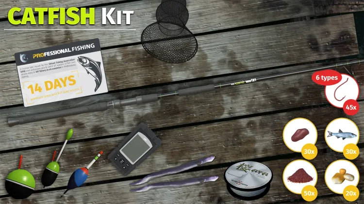 Скриншот Professional Fishing: Catfish Kit — 1