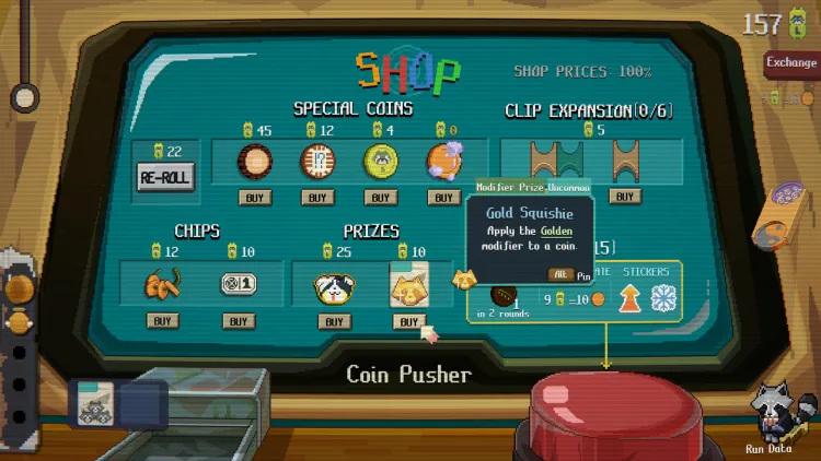 Скриншот RACCOIN: Coin Pusher Roguelike — 4