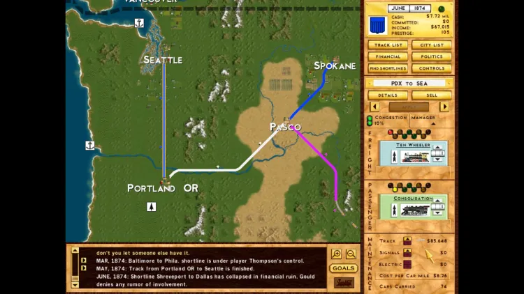 Скриншот Rails Across America — 1