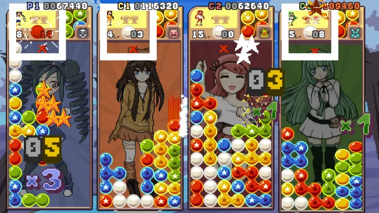 Скриншот Raining Blobs — 2