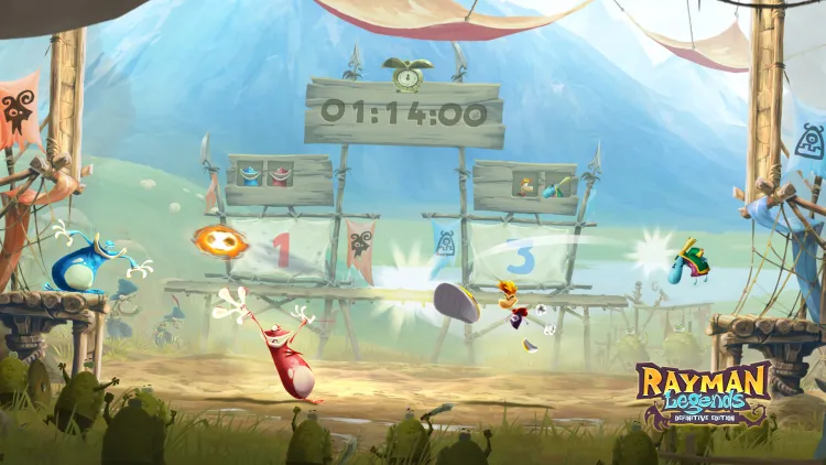 Скриншот Rayman Legends: Definitive Edition (Nintendo Switch - Цифровая версия) (EU) — 2