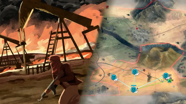 Скриншот Rebel Inc: Escalation - Sand & Secrets — 1