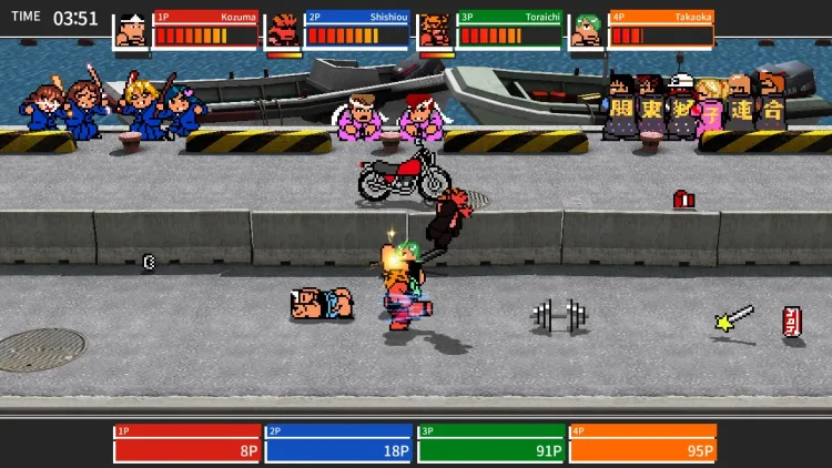 Скриншот River City Melee : Battle Royal Special — 4