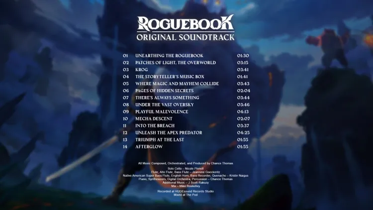 Скриншот Roguebook - Original Soundtrack — 1