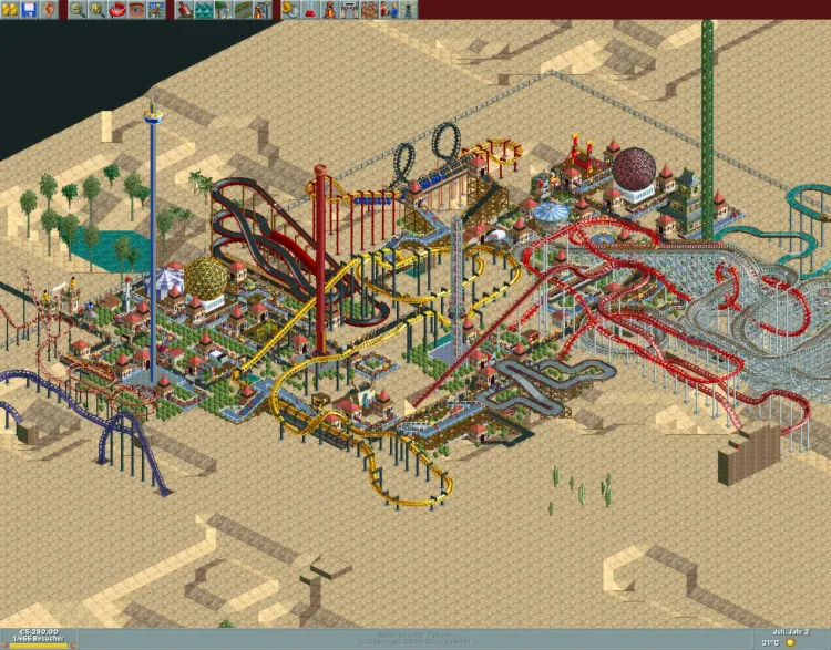 Скриншот RollerCoaster Tycoon: Deluxe — 2