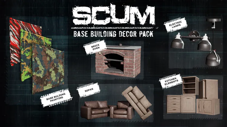 Скриншот SCUM - Base Building Decor Pack DLC — 6