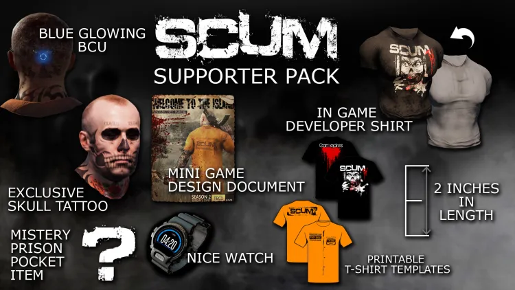 Скриншот SCUM - Supporter Pack DLC — 1