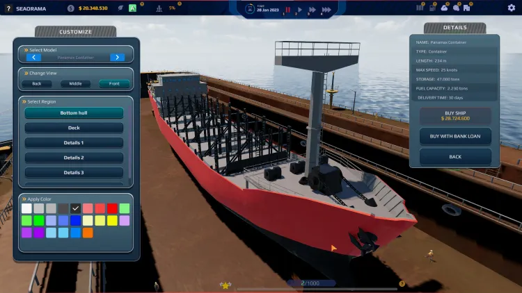Скриншот SeaOrama: World of Shipping — 1