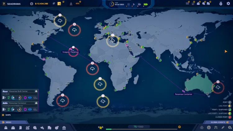 Скриншот SeaOrama: World of Shipping — 2