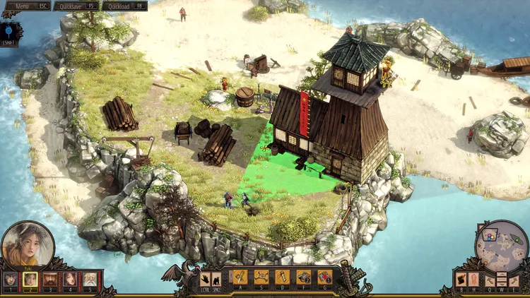 Скриншот Shadow Tactics: Blades of the Shogun - Aiko's Choice — 6