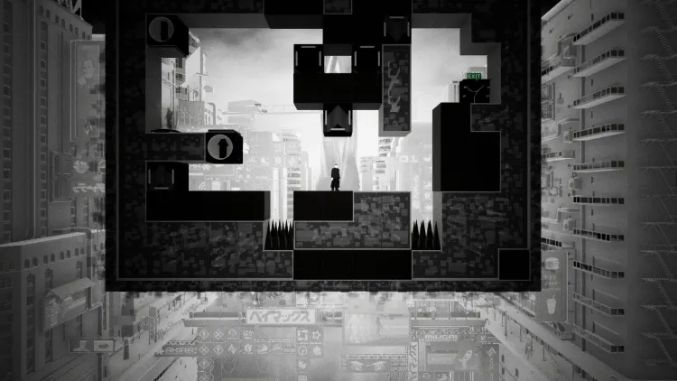 Скриншот Shift Quantum - A Cyber Noir Puzzle Platformer — 2
