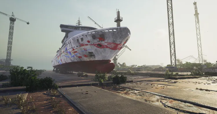 Скриншот Ship Graveyard Simulator 2 - Floating Cities DLC — 6