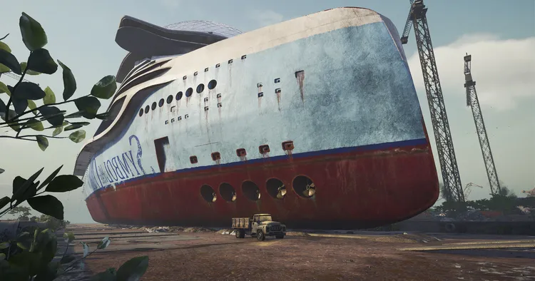 Скриншот Ship Graveyard Simulator 2 - Floating Cities DLC — 8