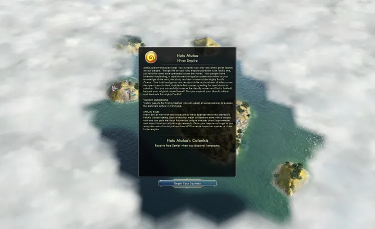 Скриншот Sid Meier’s Civilization V: Civilization and Scenario Pack – Polynesia DLC — 1