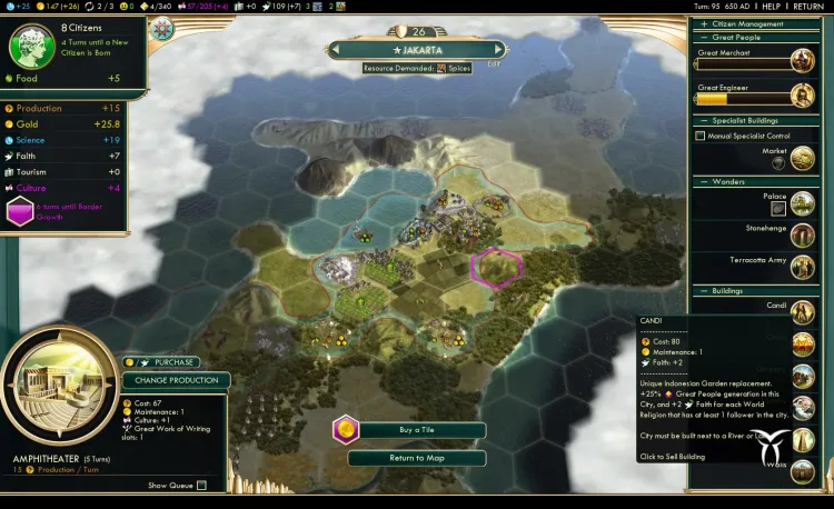 Скриншот Sid Meier's Civilization V: Gods and Kings — 7
