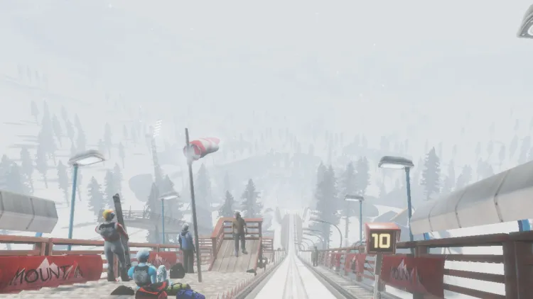 Скриншот Ski Jumping Pro VR — 4