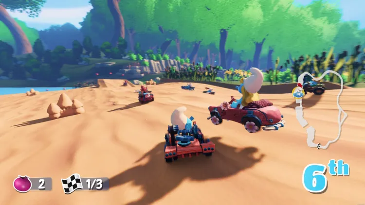 Скриншот Smurfs Kart — 3