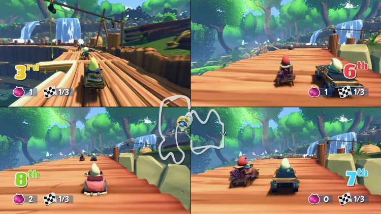 Скриншот Smurfs Kart — 4