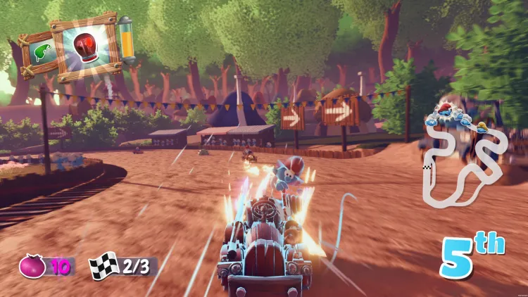 Скриншот Smurfs Kart — 5