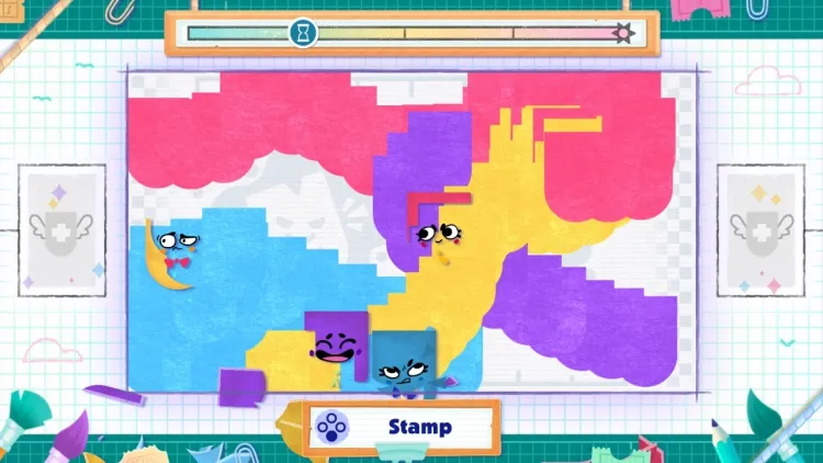 Скриншот Snipperclips - Cut it out, together! PlusPack (Nintendo Switch - Цифровая версия) (EU) — 3