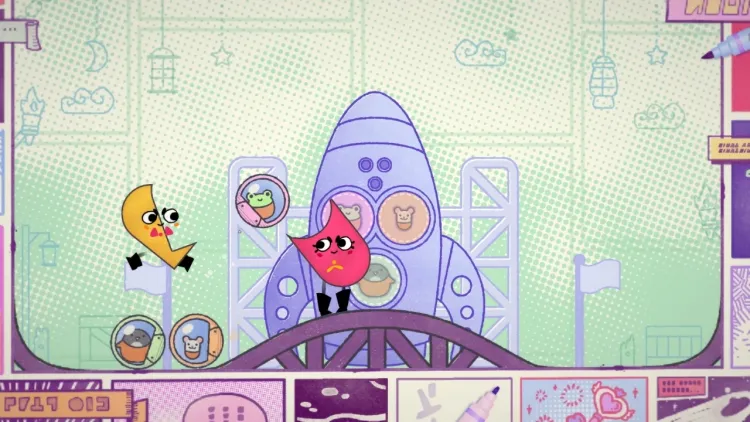 Скриншот Snipperclips - Cut it out, together! PlusPack (Nintendo Switch - Цифровая версия) (EU) — 4