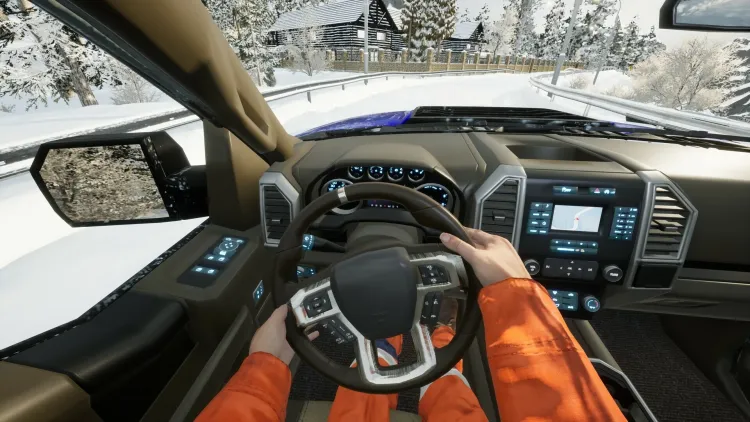 Скриншот Snow Plowing Simulator — 1