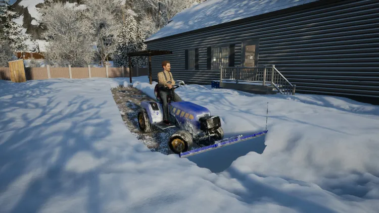 Скриншот Snow Plowing Simulator — 6