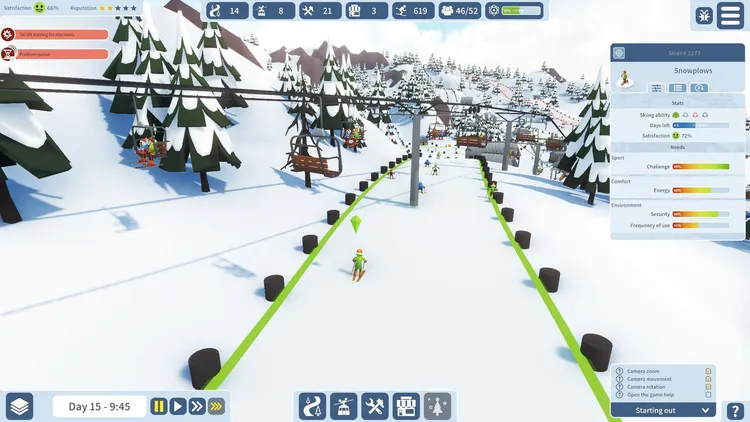 Скриншот Snowtopia: Ski Resort Builder — 3