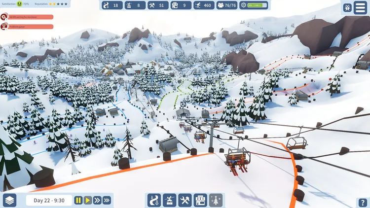 Скриншот Snowtopia: Ski Resort Builder — 5