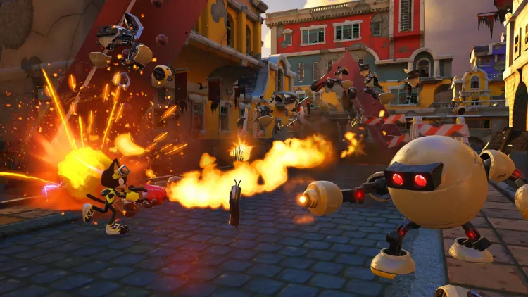 Скриншот Sonic Forces (Nintendo Switch - Цифровая версия) (EU) — 1