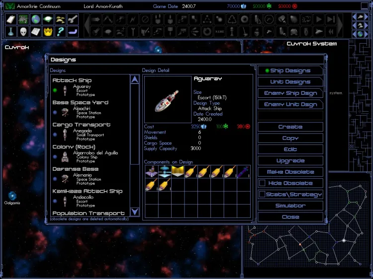 Скриншот Space Empires IV Deluxe — 4