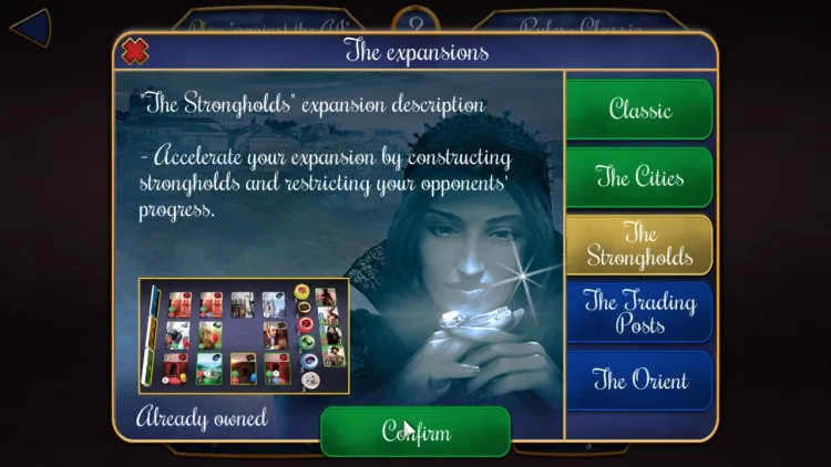 Скриншот Splendor - The Strongholds DLC — 3