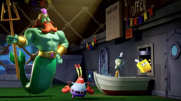 Скриншот SpongeBob SquarePants: Titans of the Tide Ghostly Digital Edition — 1