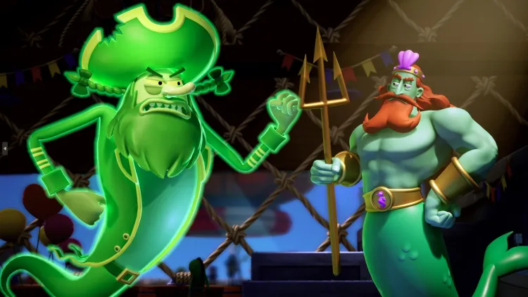 Скриншот SpongeBob SquarePants: Titans of the Tide Ghostly Digital Edition — 3