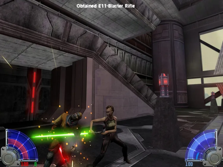 Скриншот STAR WARS Jedi Knight - Jedi Academy — 1