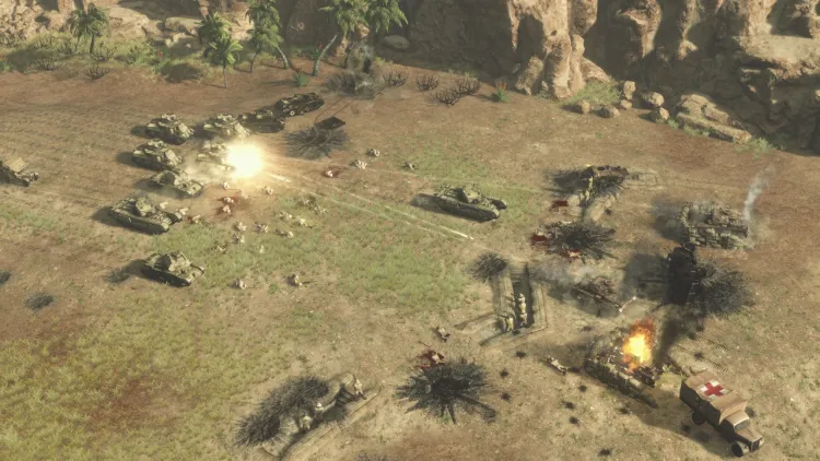 Скриншот Sudden Strike 4 - Africa Desert War DLC — 4