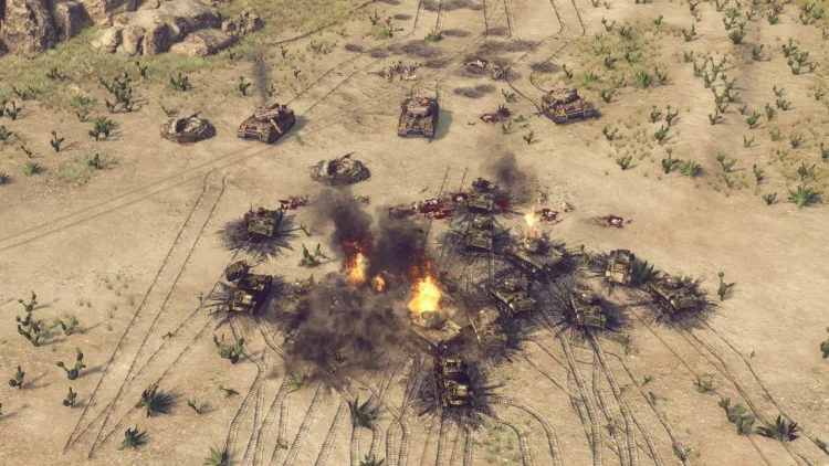 Скриншот Sudden Strike 4 - Africa Desert War DLC — 8