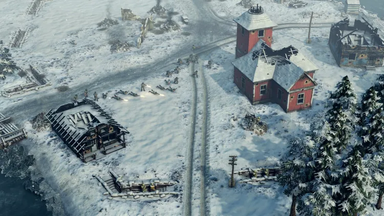 Скриншот Sudden Strike 4 - Finland: Winter Storm DLC — 2